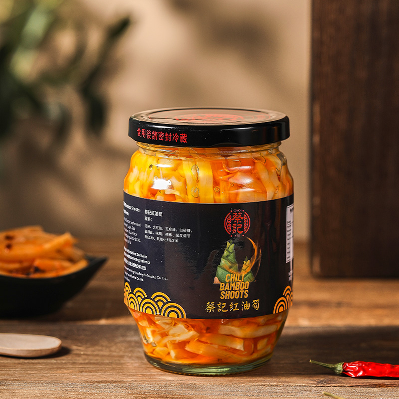 紅(hóng)油筍絲（340g/罐 4罐/盒）